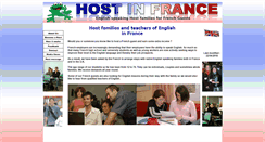 Desktop Screenshot of host-in-france.com